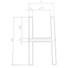 Aluminium H-Profile Anodised Aluminium Rail Aluminium Profile 20 x 11