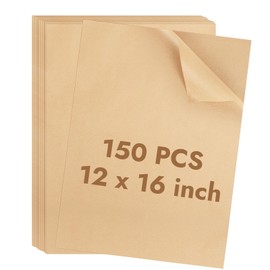 YQL 12x16 Inch 150PCS Disposable Pre-cut Parchment Paper Sheets, Unbleached Parchment Paper Liners, Non Toxic Rectangular Air Fryer Liners for Cookies, Bread, Roasting, Air Fryer and More
