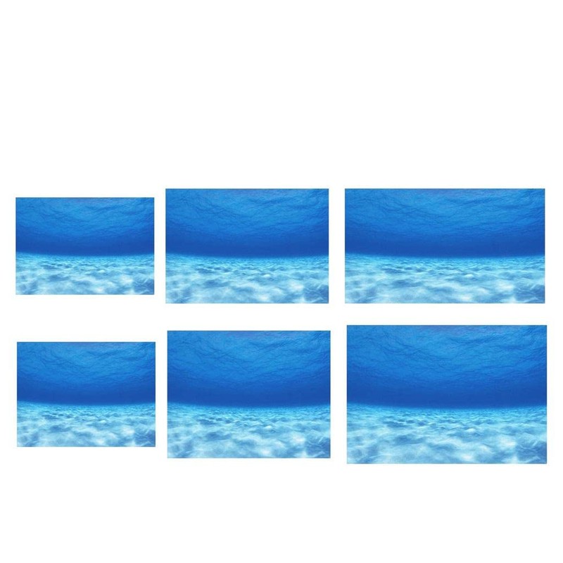 amleso Aquarium Wallpaper Fish Tank Backdrop Aquarium Poster Tank Sticker