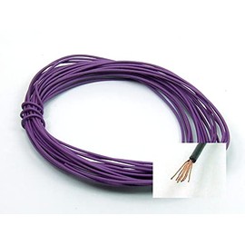POPESQ® 5 m x Litze 1 polig 0.5mm² Violett #A58