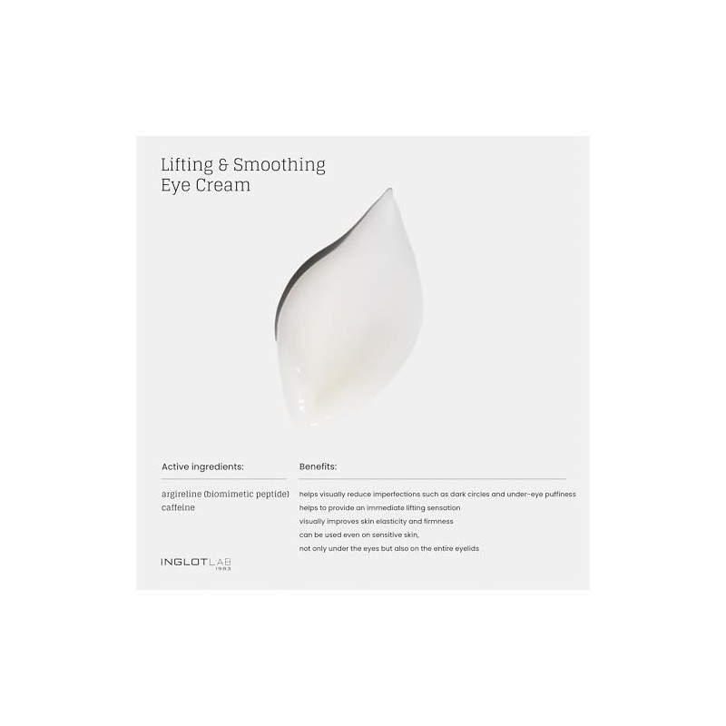 INGLOT LAB LIFTING & SMOOTHING EYE CREAM