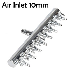 Pawfly Aquarium Air Flow Control Lever Valve 8-Way Valve Distributor Chromium CopperFish Tank Splitter Pump Accessories