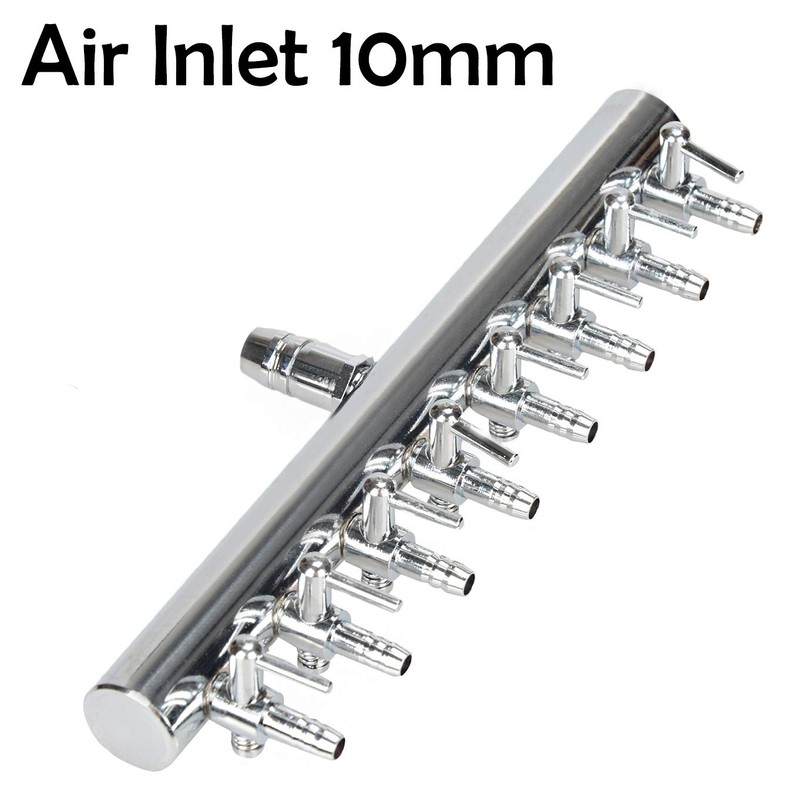Pawfly Aquarium Air Flow Control Lever Valve 8-Way Valve Distributor