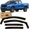 Nilight in Channel Window Deflectors for Chevy Colorado Crew Cab/GMC