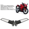 2pcs Motorcycle Wind Wing Mirror Multi Angle Adjustable Rotating Rear
