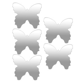 ARTIBETTER - Calcomanía de espejo para smartphone, mini mariposa, espejo, adhesiva, para mujeres y niñas