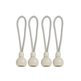Universal Bungee Tie Down,Outdoor Blinds Parts,Weather Resistance,for Exterior Roller Shades and Outdoor Roller Blinds,Original Length 4 Inch(Sand,4 pcs)