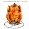 RUSFOL Beercan Chicken Rack, Stainless Steel Chicken Stand for Smoker