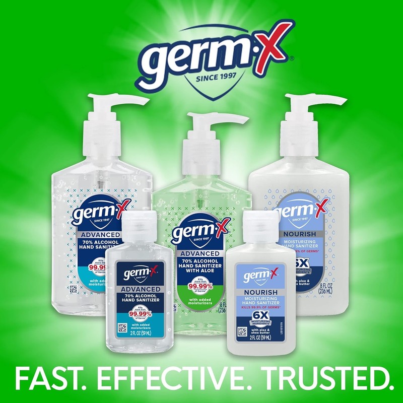 Germ-X Advanced Hand Sanitizer with Aloe and Vitamin E, 1