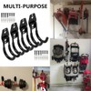 PiPaFox Garage Storage Utility Double Hooks, Heavy Duty Wall Mount