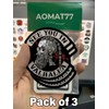 (Pack of 3) See You in Valhalla Skull Viking Sticker