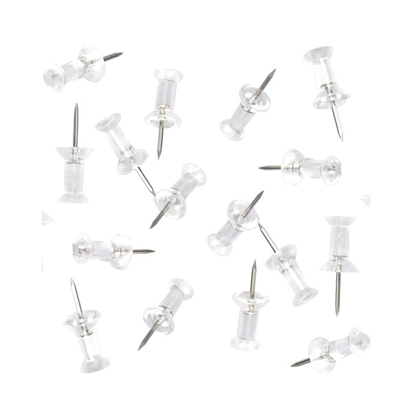 Push Pins 200 Count, Push Pins Tacks,DEEINN Push Pins, Clear