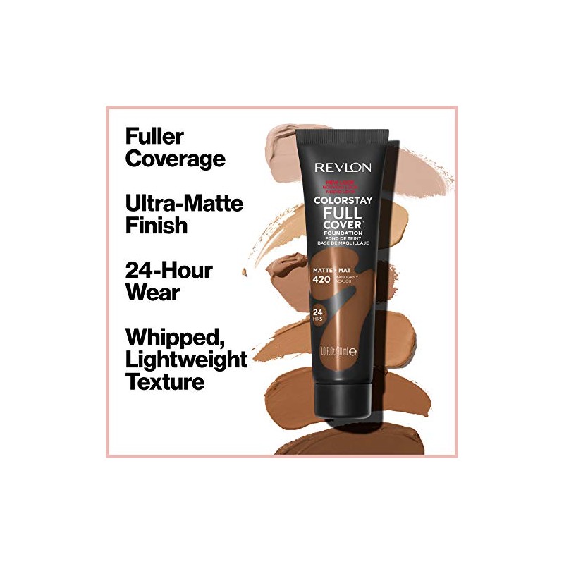 Revlon ColorStay Full Cover Foundation, True Beige, 1.0 Fluid Ounce