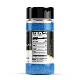 GranAroma Blue Sanding Sugar, Decorative Sprinkles, Cakes & Cookies, Bakery Staple (6.7 Ounce)
