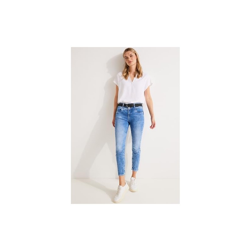 Street One Women's Leather Belt, black