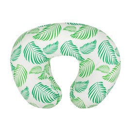 ALVABABY Nursing Pillow Cover Slipcover,100% Organic Cotton,Soft and Comfortable,Feathers Design,Maternity Breastfeeding Newborn Infant Feeding Cushion Cover ZT-CZ01