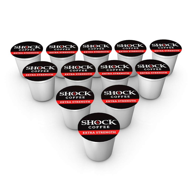 Shock Coffee Extra Strength Single Serve Cups. Up to 75%