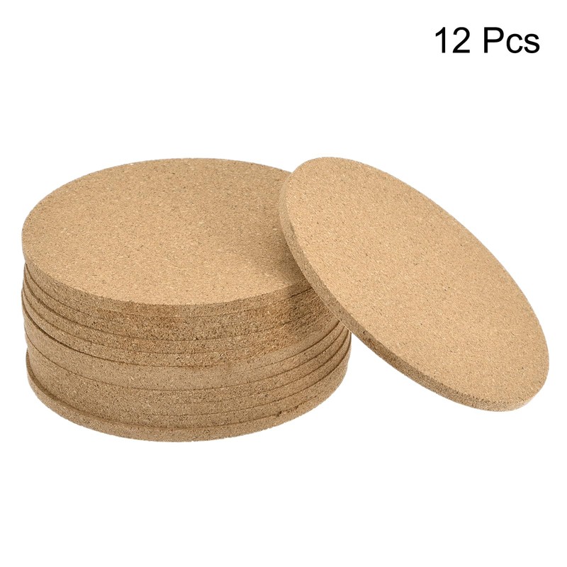 QUARKZMAN 100 mm (3.94 inches) round coasters, 4 mm thick