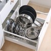 Ikea Variera Pot Lid Organizer, Stainless Steel, Set of 2
