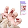 Nail Tips, False Nails, 24 Pieces, Short, Popular Nail Tips,