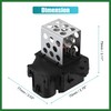 Motoforti Engine Radiator Cooling Fan Resistor for Peugeot Partner 1996-2015