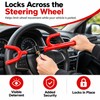 Telescopic Steering Wheel Lock for Vehicle Security – Twin-Bar ABS