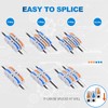 Lever Wire Connectors, HTCELLE 100-Piece Inline Wire Connectors kit for