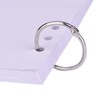 eBoot Metallringe für Buchbinder, lose Blätter, Silber, 3,8 cm, 10