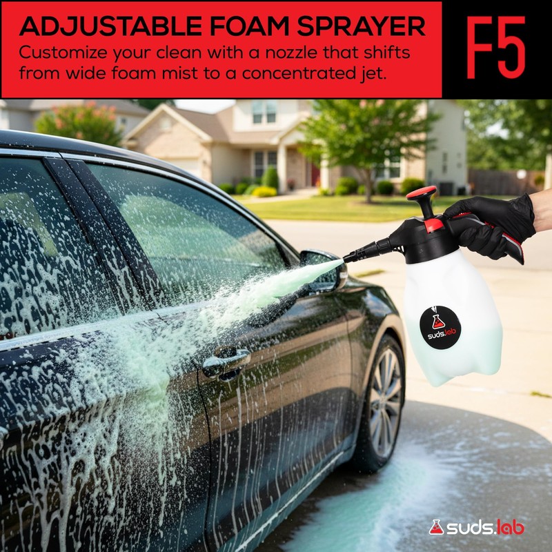 Suds Lab F5 Foam Master - Triple-Action Pump Foam Sprayer