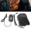 Half Hand Gaming Keyboard and Mouse Combo, 4 in 1