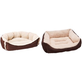 Fancy Pets Cama Maltes para Perro Tamaño Mediana Color Café  Cama Spaniel para Perro Chica 53 cm x 44 cm Color Café                                   