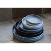 Hachiman Gardens Arbre Eco Plate/Saucer, Round, No. 4, Gray