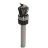 Top Bearing Compression Flush Trim Router Bit 1/4 Shank Pattern