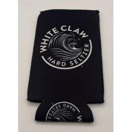 White Claw Hard Seltzer Soft Koozie Double Sided Slim Can