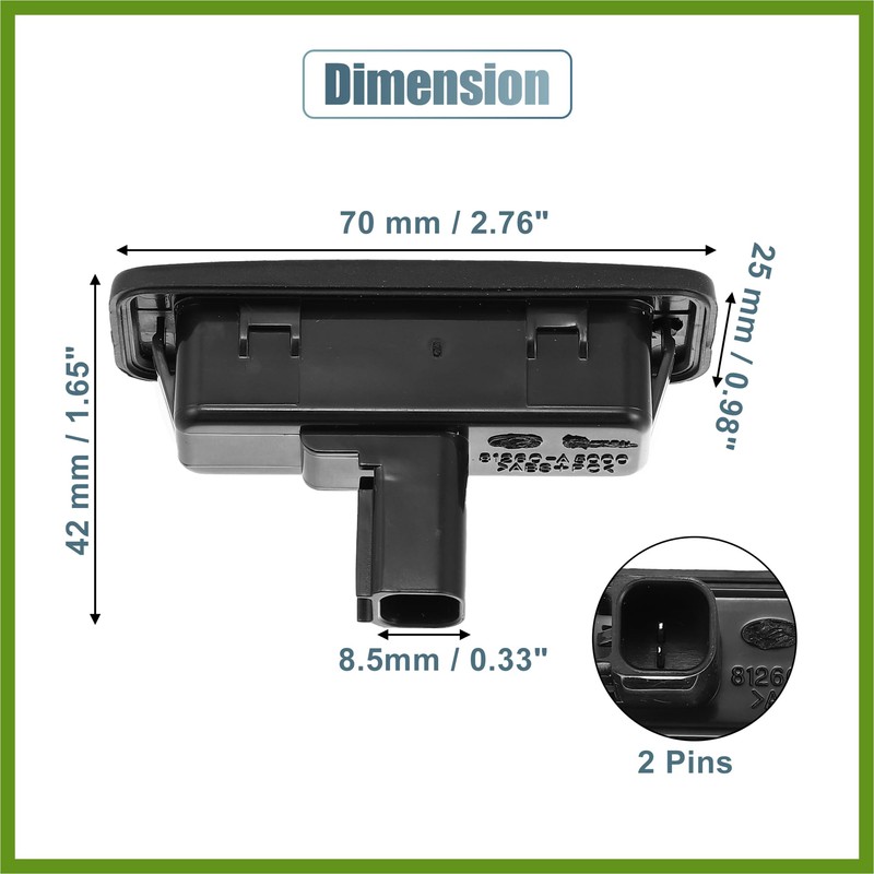 HOPESPANNER 81260-A5000 Trunk Tailgate Handle Release Switch Rear Door Hatch