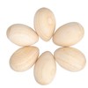 Wood Eggs Shakers Set Natural Wooden Egg Rattle Musical Percussion