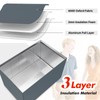 AC Unit Covers Outdoor for Winter Insulation, 24" W x