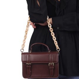 Wiwpar Acrylic Bag Chain Strap Shoulder Purse Handbag Straps Replacement Chain with Gold Buckle (Style 3)