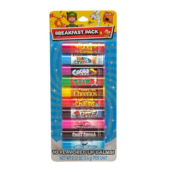 General Mills Cereal Flavored Breakfast Pack 10 ct Lip Balms