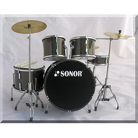 RINGO STARR Miniature Drumset LUDWIG BEATLES for DECORATION ONLY+1