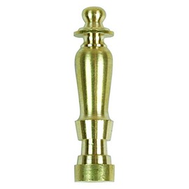 JANDORF Specialty Hardware 60100 2" Brass Spindle Finial