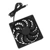 Solar Panel Fan 10W Exhaust Fan Dual Layer Metal Shell