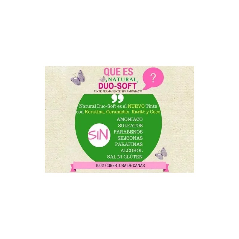 Tinte Castaño Medio - Natural Duo Soft Sin Amoníaco
