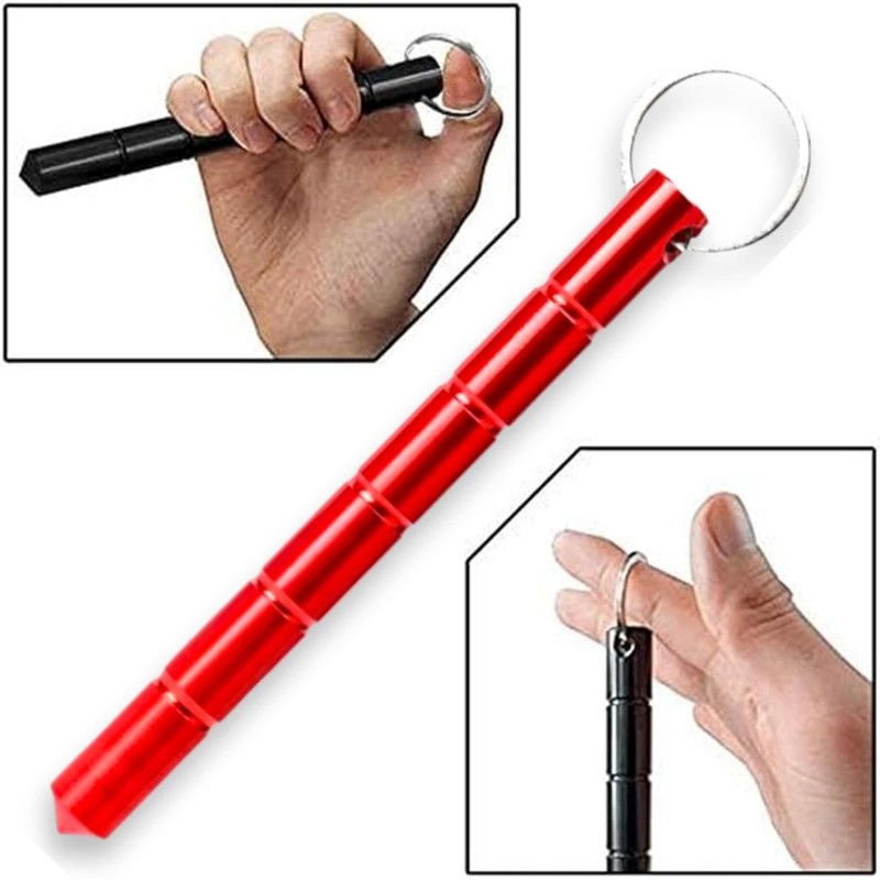 VUFVOID 2 Pcs Self Defense Keychain Set, aluminum Blunt Force