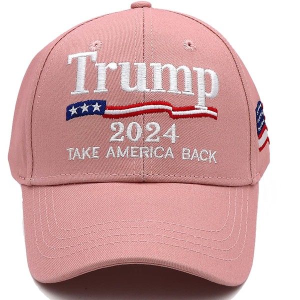 Trump 2024 - Gorra de béisbol ajustable con bordado de Donald Trump Take America Back MAGA USA, Blue-do, 7-7 5/8