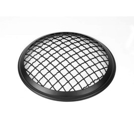 Alchemy Parts 5.75" INCH Guard Metal Headlight Cover for Scrambler Brat Motorbike Motorcycle Lights (Black Mesh Cover)