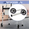 Walker Wheels Replacement Feet, Universal for Folding Medical Walker Accessories
