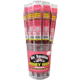 Buffalo Bills Ham Ole Smokies - 15 Wrapped Ham Sticks Per Tub