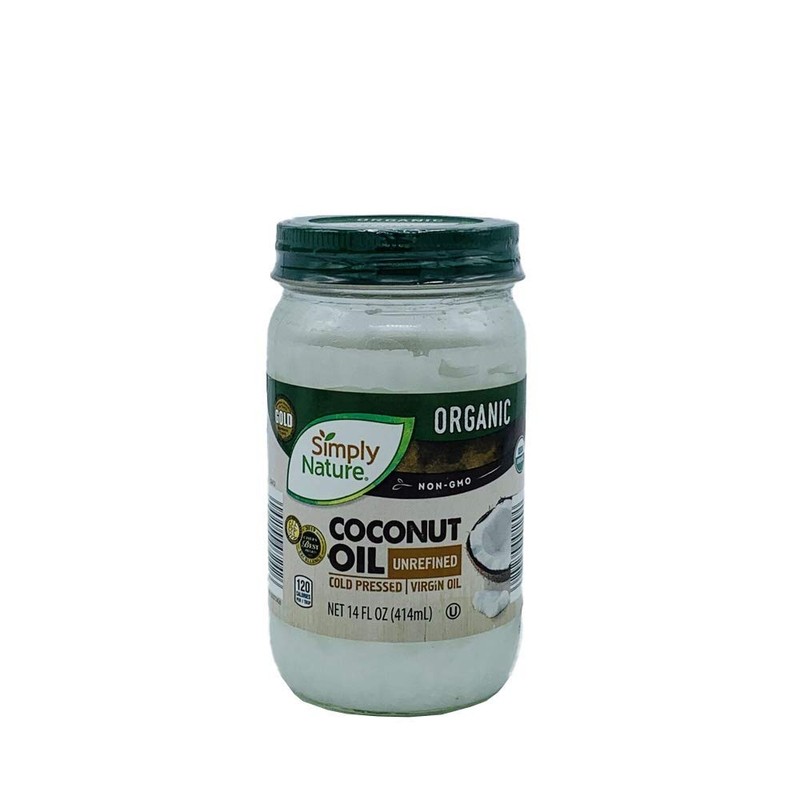 Simply Nature Organic Coconut Oil Unrefined, Cold Pressed, Virgin Oil