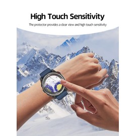 BOVUGAC [3 Pack] Screen Protector for Garmin quatix 8 47mm Smartwatch, Compatible with Garmin quatix 8 47mm Smart Watch,Anti-Scratch & Sensitive & 9H Hardness